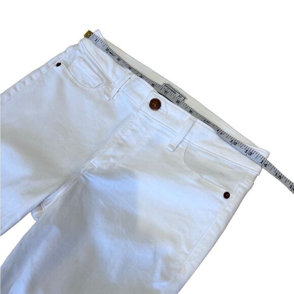 Abercrombie & Fitch Harper low rise ankle jeans white size 4/27 - Picture 12 of 16